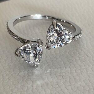 Swarovski Mesmera Open Heart Ring
